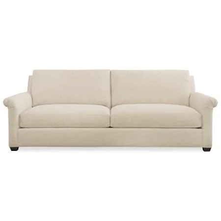 Transitional Two Cushion Sofa